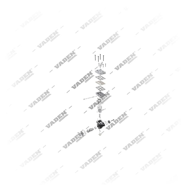 9) 9121160040,51541007071, 1200 290 001 Monocilindrico, Compressore d'aria, Vaden