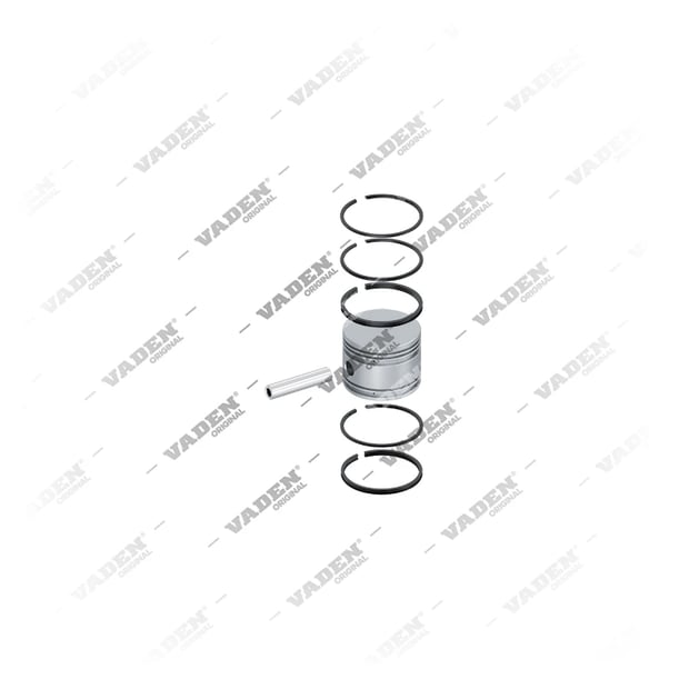 7000 701 100 Ø70,64mm (STD) Pistón & Anillo, Kits de reparación de compresores de frenos de aire - Front Perspective View