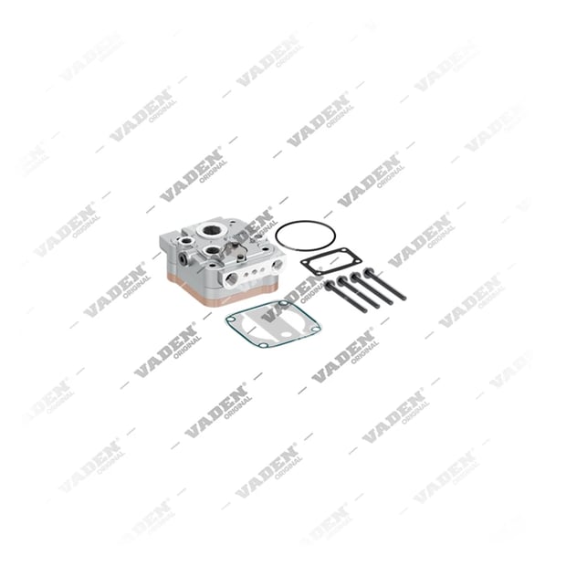 1) , 22 02 50 Cabeçote, Kit reparo do compressor de freio a ar, Vaden