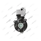 1700110003 (7600 850 006, 8131848, 7408131848 con ingranaggio), Doppio cilindro, Compressore d'aria - Rear View