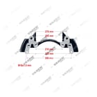 0004231006,K052379K50, 3522017 SL7.../ SM7.../ ST7...- 22.5" Support d'étrier, support d'étrier, Vaden