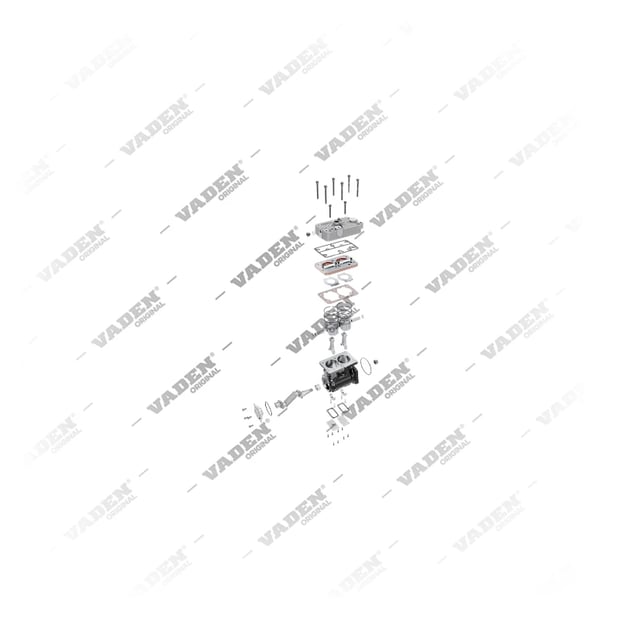 9) K002031000,K002031ES,LP4992,70330098,85000199, 1300 090 005 Çift Silindirli, Kompresör, Vaden