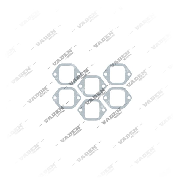 1) 51089010023,51089020115,51089020135, 1200 01 001 Junta, Coletor de escape, Vaden