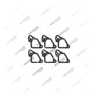 51089020208,51089020212, 1200 01 004 Junta, Coletor de escape, Vaden