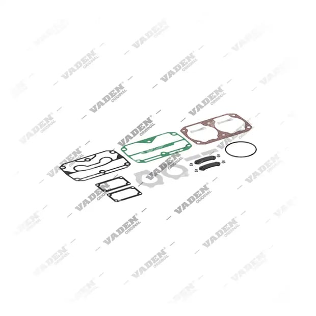 1) K006610S4,LP4862S4,9P924910S4, 1900 080 500 Kit de reparação, Kit reparo do compressor de freio a ar, Vaden