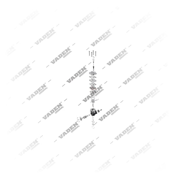 2900 120 001 Tek Silindirli, Kompresör - Exploded Parts Diagram