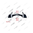 2379696,K004680, 3522007 SN6.../ SN7.../ SK7...- 22.5" Kızak, Kaliper Taşıyıcı, Vaden