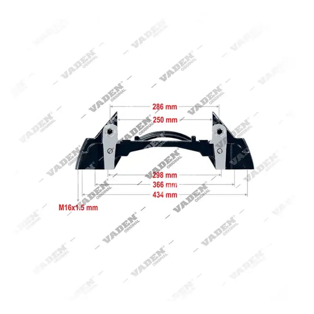 1) 2379696,K004680, 3522007 SN6.../ SN7.../ SK7...- 22.5" Kızak, Kaliper Taşıyıcı, Vaden