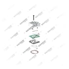 LK3810S1,LK3813S1,LK3819S1,LK3821S1,LK3970S1,LK3986S1,LP3975S1,1386866S1, 14 02 10 Cabeçote, Kit reparo do compressor de freio a ar, Vaden