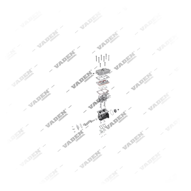 9) 20429343,3173001,8113405,85000066,LP4985, 1300 090 003 Zweizylinder, Luftkompressor, Vaden