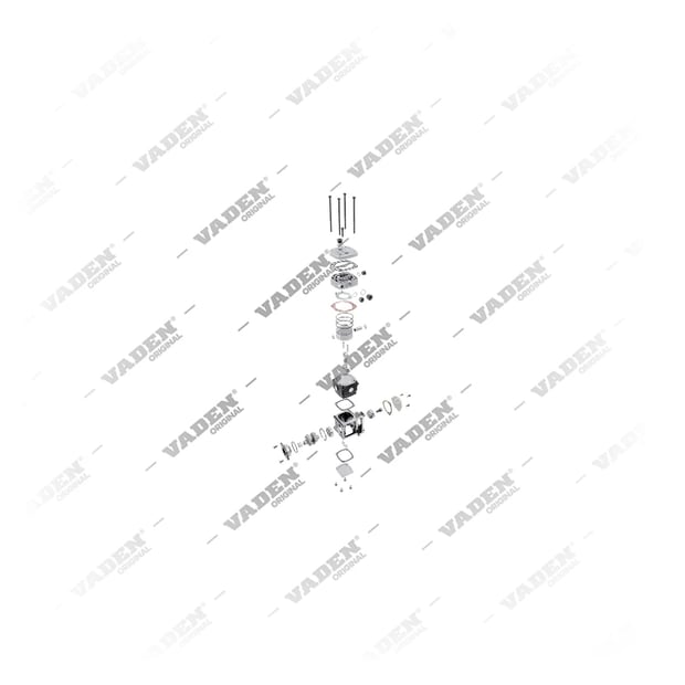 9) 51541006015, 1200 020 002 Tek Silindirli, Kompresör, Vaden