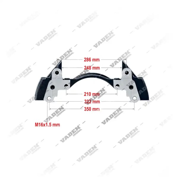 1) 2121592,SP1037126,5021175268,0004230606,K000027,871372, 3522023 SB6... / SB7...- 22.5" Kızak, Kaliper Taşıyıcı, Vaden