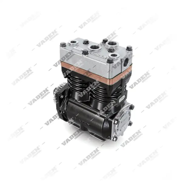 1700 010 005 (7600 750 007, 5010240933 com engrenagem) Cilindro duplo, Compressor de ar – imagem 2