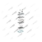 9125129372,22244539, 13 23 50 Cabeçote, Kit reparo do compressor de freio a ar, Vaden