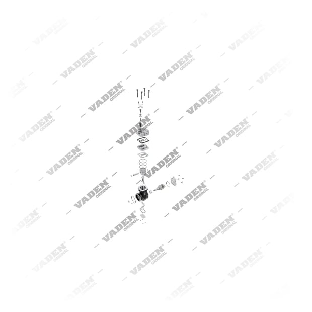 9) 2R0100759E,K01837101,4980796, 2900 060 001 Single Cylinder, Air Compressor, Vaden