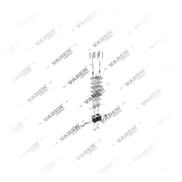 1400 090 008 (7600 860 003, 2022258 with gear) Twin Cylinder, Air Compressor – image 9