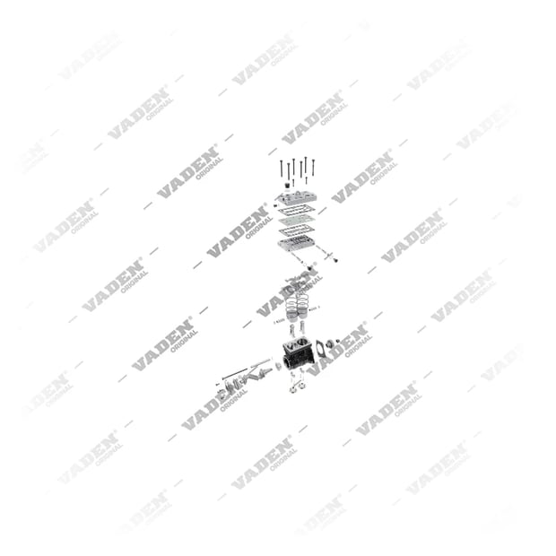 9) 9125101010,4571303715, 1100 250 003 Twin Cylinder, Air Compressor, Vaden