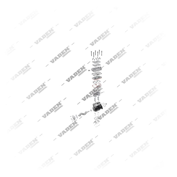 9) K031852N00,LK4937,504080658,504293718, 1500 180 001 Çift Silindirli, Kompresör, Vaden