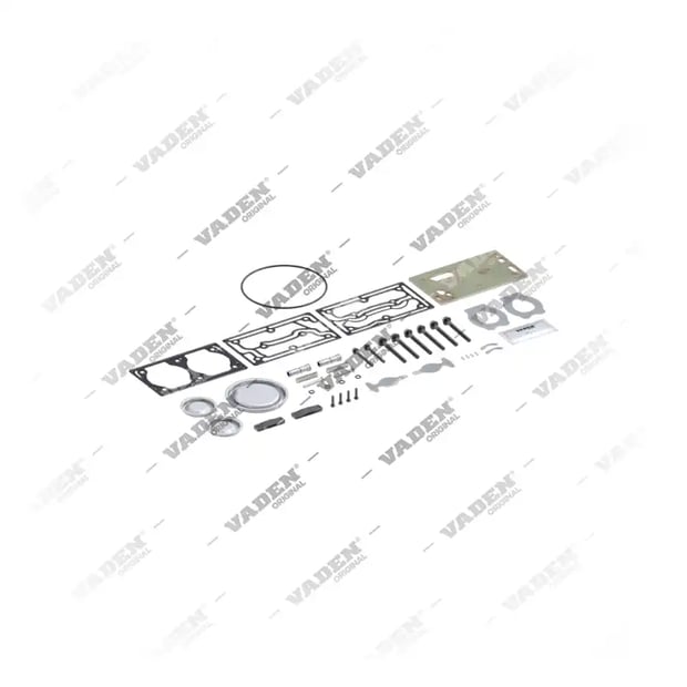 1200 300 750 Conta Takımı, Kompresör Parçaları - Front Perspective View