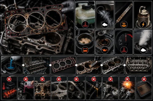 Burnt Cylinder Head Gasket: Symptoms and Causes