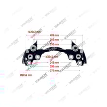 4122010 - DUCO- 22.5", Kızak, Kaliper Taşıyıcı