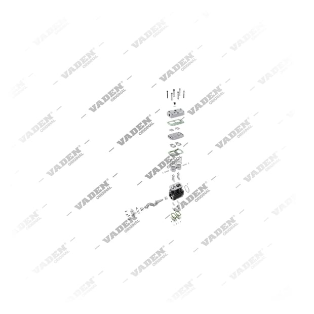 9) 5000691880,LP4944, 1700 050 002 Double cylindre, Compresseur d'air, Vaden