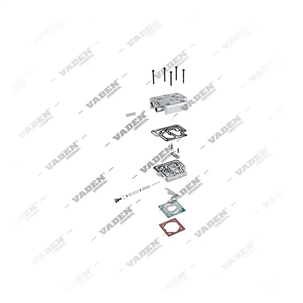 25 21 50 Cabeçote, Kit reparo do compressor de freio a ar – imagem 2