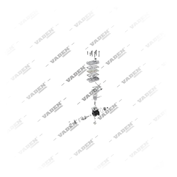 4123520300SP1 WABCO (7600 850 004, 8170446, 7408170446 z przekładnią), Jednocylindrowa, Sprężarka powietrza – zdjęcie 9