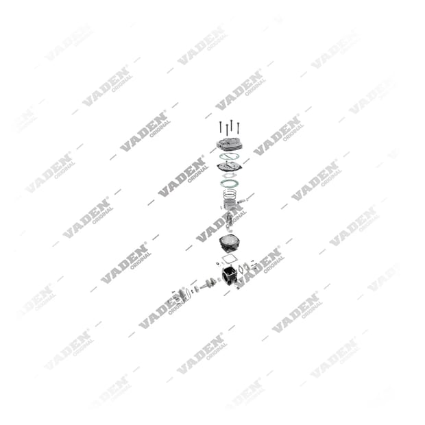 9) 4110345010,0011315201, 1100 150 001 Mono Cylindre, Compresseur d'air, Vaden