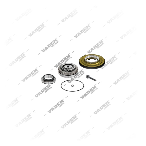 1) K097453K50S, 7600 950 001 Conjunto de acoplamento, Kit reparo do compressor de freio a ar, Vaden