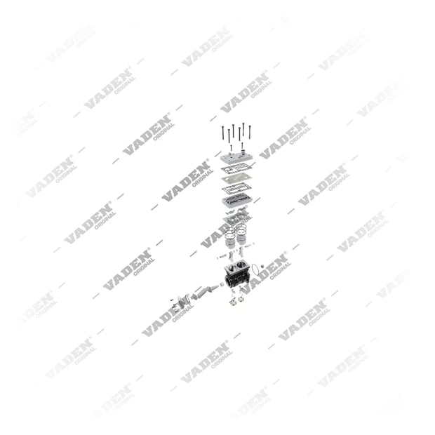 9) 9125100030SP1,9125100050SP1,9125100051SP1,9061306415SP1,9061306715SP1,9061306815SP1, 1100 295 020 (dişli olmadan) Çift Silindirli, Kompresör, Vaden