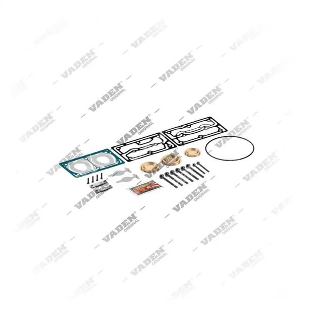 1) 9125120372, 1700 180 770 Kit de reparação, Kit reparo do compressor de freio a ar, Vaden
