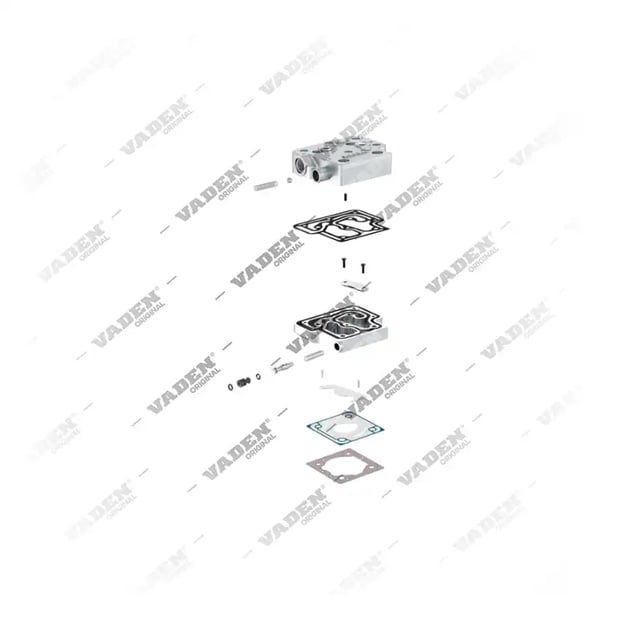 2) 9111539202,4936226, 9111539202 WABCO   Zylinderkopf, Druckluftbremse Kompressor-Reparatursätze, Vaden