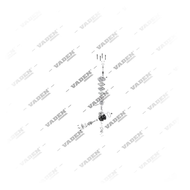 9) K019284,LK3848,7C462875CA, 7C462875CA FORD CARGO 2526 Одноцилиндровый, Компрессор воздуха, Ваден