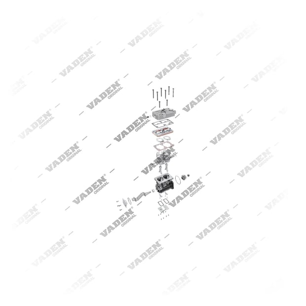 9) 70330098SP1,85000199SP1,LP4992SP1, 1300 090 006 (7600 880 003, 1549425 con ingranaggio), Doppio cilindro, Compressore d'aria, Vaden