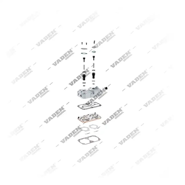 2) 2488A302S1,LK4959S1, 24 02 50 Culasse, Kit de réparation du compresseur de frein à air, Vaden