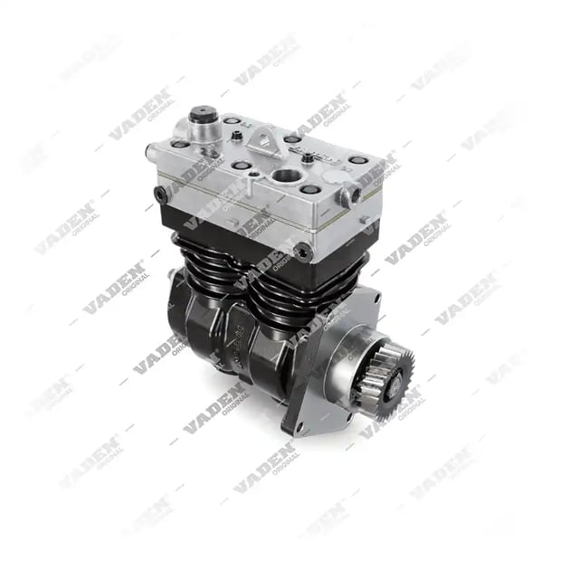 1) 4571304915,4571307115,9125101040, 4571304915 MERCEDES BENZ AXOR 2 3236 Double cylindre, Compresseur d'air, Vaden