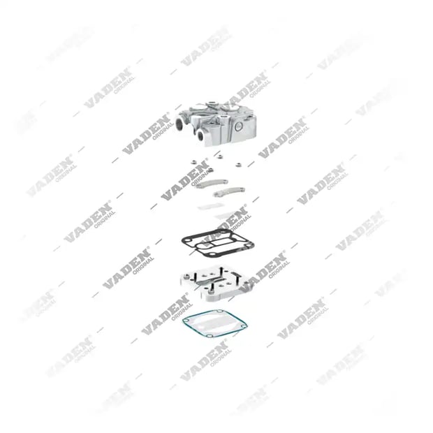 2) LK3857S2,57RS300781S2, 19 10 50 Culasse, Kit de réparation du compresseur de frein à air, Vaden