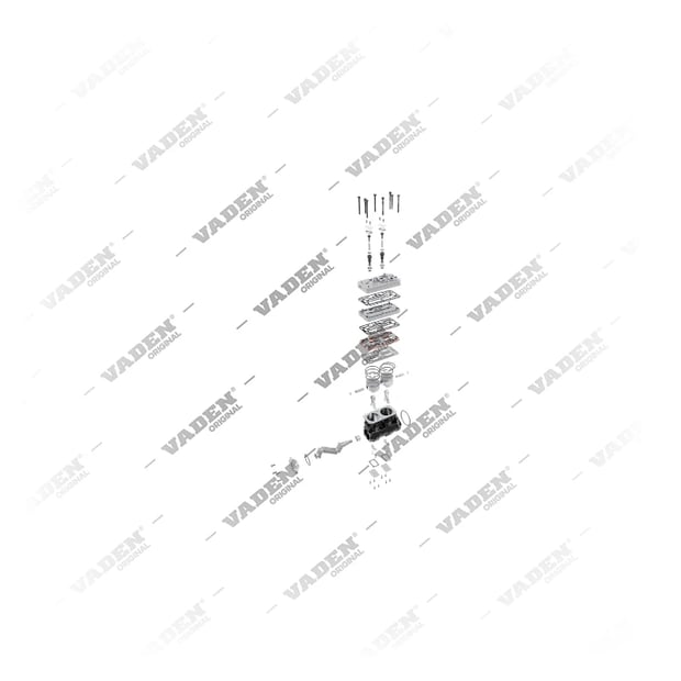 9) K017527,K017528X00,LK4944,LK4954,04905532,04905533,16N1016708AA, LK4944K017527 KNORR-BREMSE   Двухцилиндровый, Компрессор воздуха, Ваден