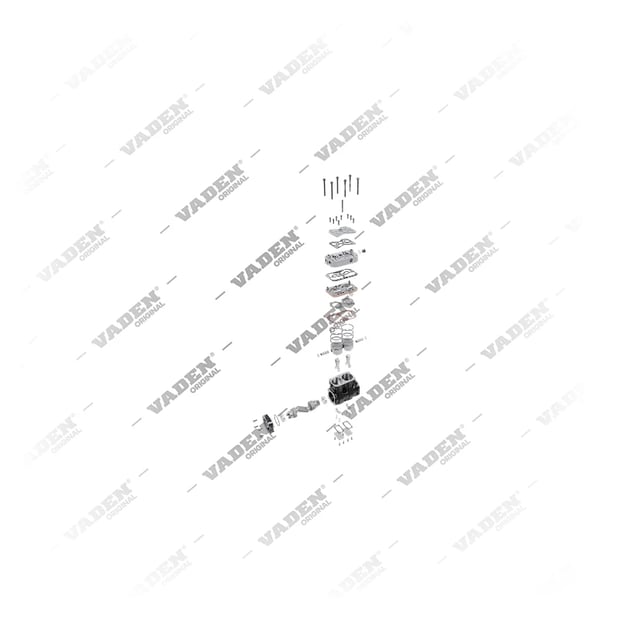 9) 1194456,K035001N00,LP4871,9P921251, 1900 090 002 Bicilíndrico, Compresor de aire, Vaden