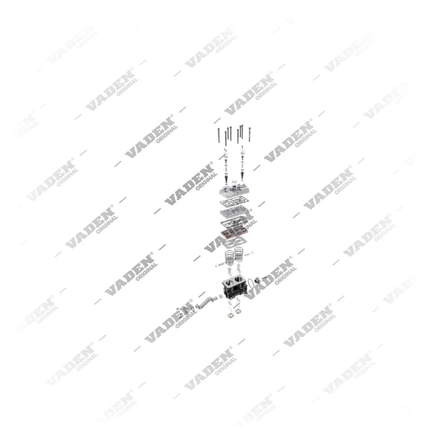 9) K053643N00SP2,K053643N55SP1,LK4951
SP1,LK4951SP2,2024412SP1, K053643N00LK4951SP1 KNORR-BREMSE   (7600 860 003, 2022258 con engranaje), Bicilíndrico, Compresor de aire, Vaden