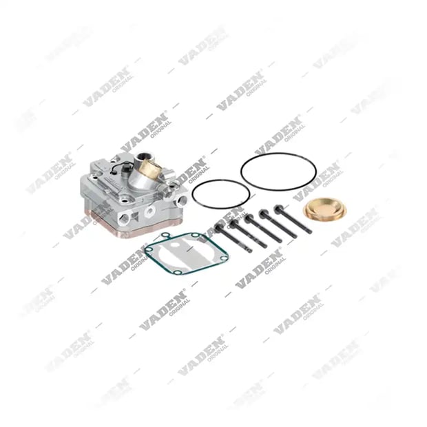 1) , 11 33 20 Testa del cilindro, Kit di riparazione per compressori per freni ad aria, Vaden