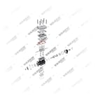 65641,TUFLO550,2K97866M, 1900020002, Bicilíndrico, Compresor de aire, Compresor de freno de aire, Vaden