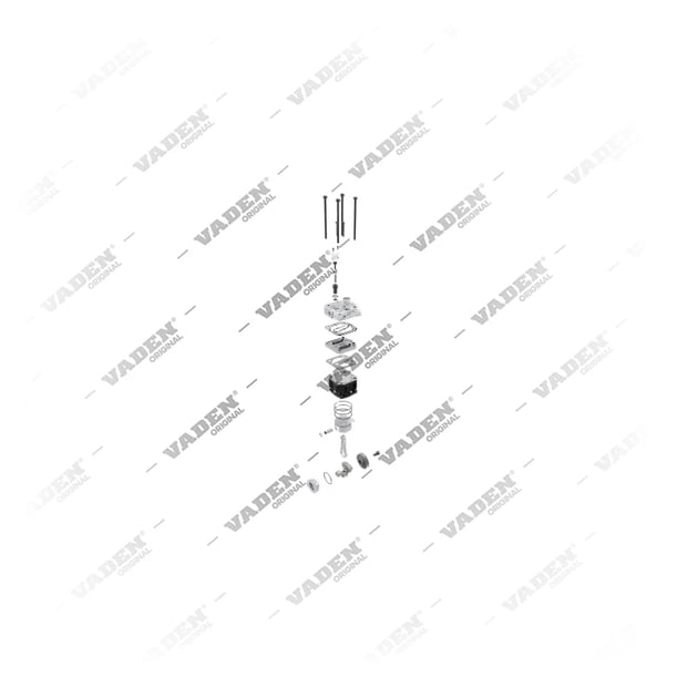 9) 5411302719S1, 5411302719S1 MERCEDES BENZ ACTROS 2535 Single Cylinder, Air Compressor, Vaden