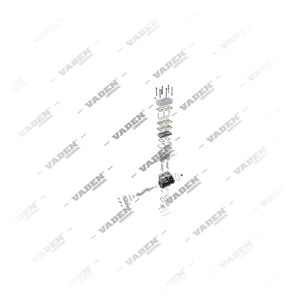 9) 1181453,1181454,LP4852, LP4852 KNORR-BREMSE   Bicilíndrico, Compresor de aire, Vaden