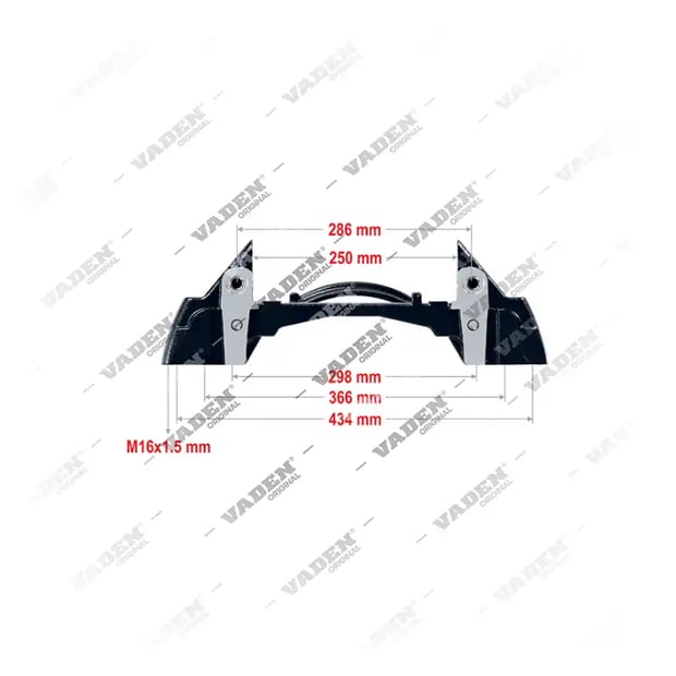 KNORR-BREMSE - 3522007 KNORR-BREMSE SN6 SN6.../ SN7.../ SK7...- 22.5", Bremssattel-Träger, Bremssattelträger