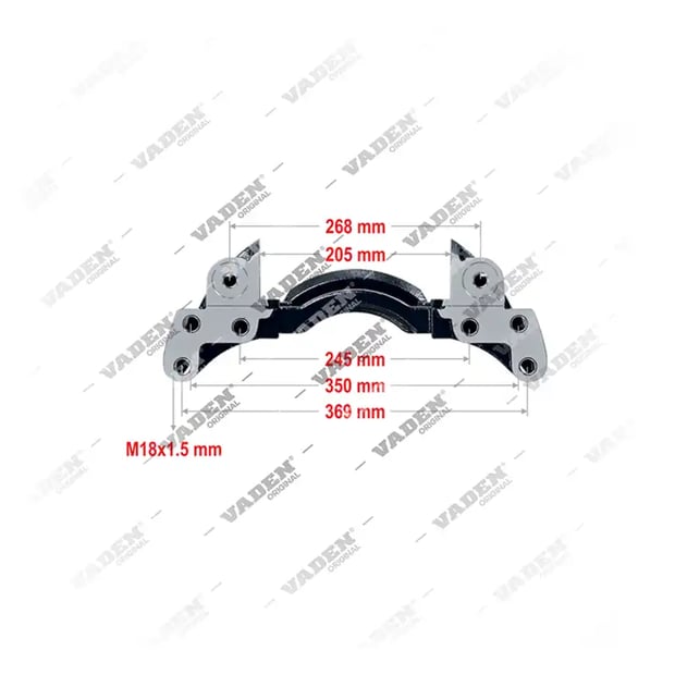 4022024 PAN 19 / PAN 22 DOUBLE- 19.5" Caliper Carrier, Brake Caliper Carrier