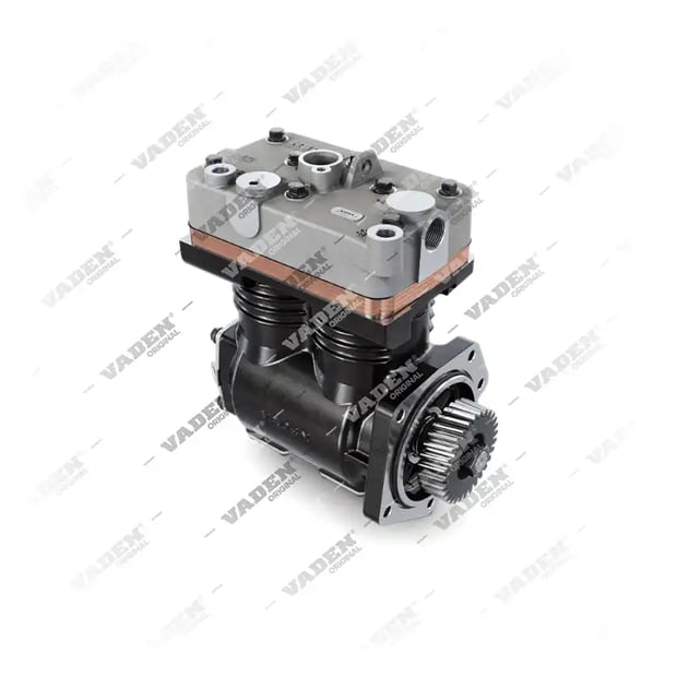 1) 20429343,3173001,8113405,85000066,LP4985, 1300 090 003 Twin Cylinder, Compressor, Vaden