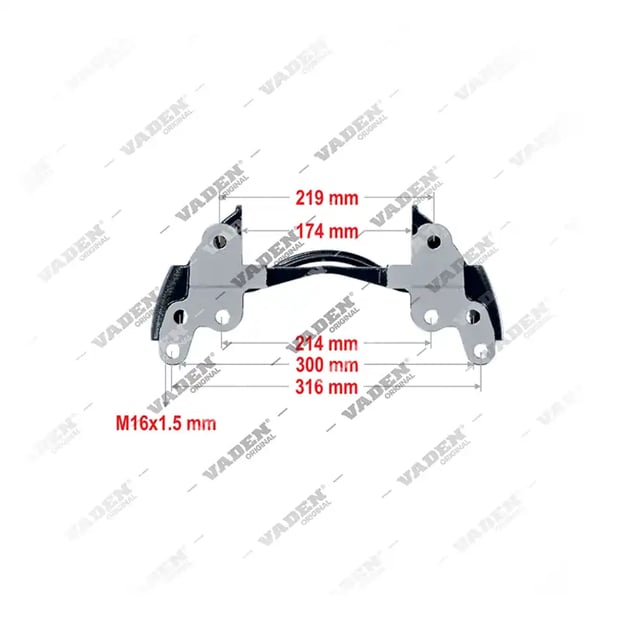 MERCEDES BENZ 3522028 MERCEDES BENZ SB5... / SN5...- 17.5", Support d'étrier, support d'étrier